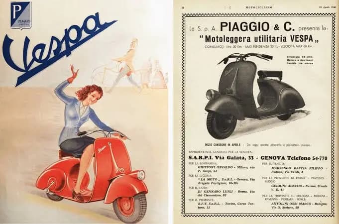 Vespa (1946): a Itália em pé de novo